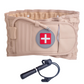 Inflatable Lumbar Belt with Manual Pump and Adjustable Air Traction