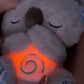 Breathing Koala Plush Toy with Heartbeat Sounds and Chest Light, Rhythmic Motion