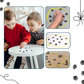Magnetic Chess Set with 20 Repelling Pieces and Adjustable Rope Ring, Portable Pouch