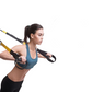 Suspension Trainer System with Adjustable Straps and Door Anchor, 400lb Capacity