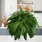 Artificial Boston Fern Bundle 18 Pack with UV Protection and Water Shedding