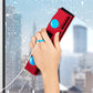 Double-Sided Magnetic Window Cleaner with Adjustable Grip and Safety Cord