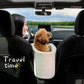 Pet Armrest Safety Seat, Car Seat Travel Bag for Small Dogs and Cats