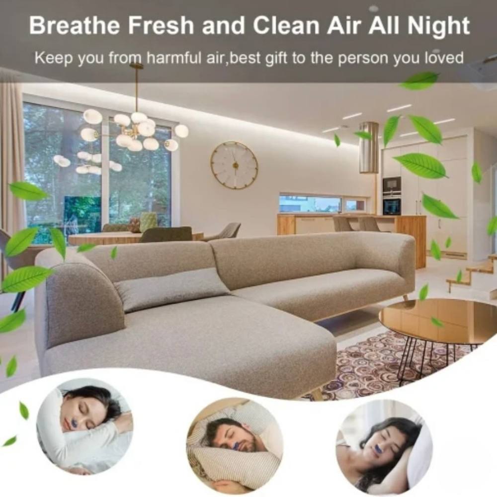 Compact Micro CPAP Device for Sleep Apnea Relief and Snoring Reduction