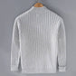 Slim Fit Zip Cardigan with Soft Knit Fabric and Ribbed Cuffs All Vera Mart
