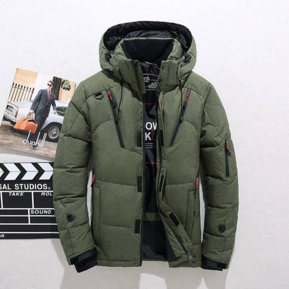 Thermal Duck Down Jacket for Warmth and Comfort