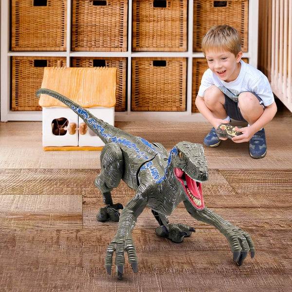 Remote Control Walking Velociraptor Toy by Mygametables