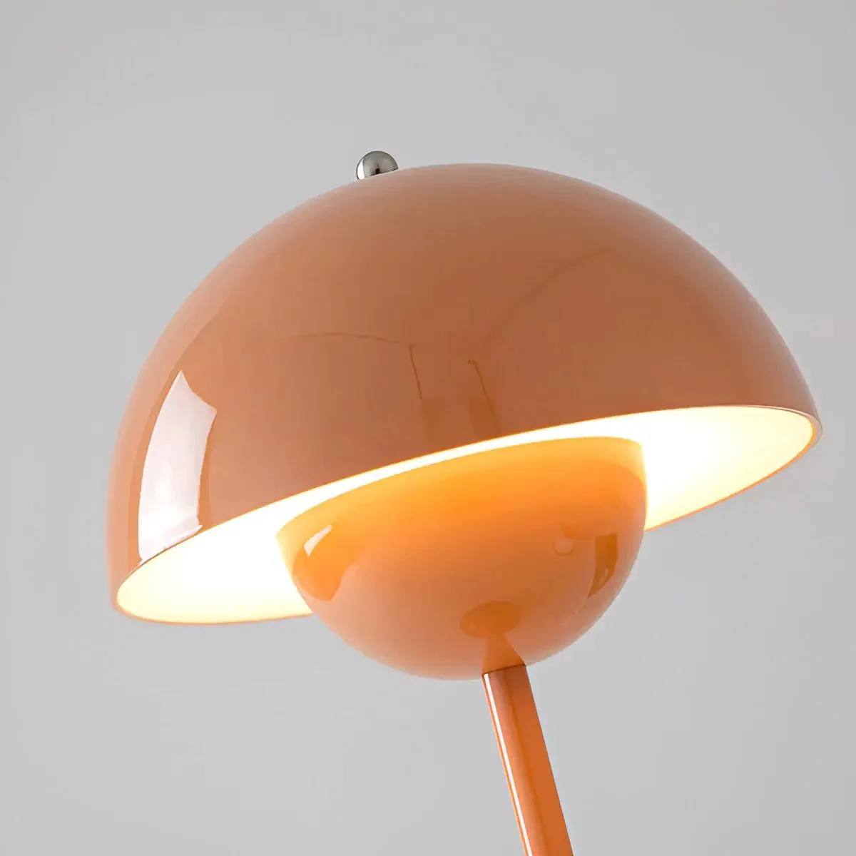 Scandinavian Modern Dimmable Table Lamp in Stainless Steel, 11.6 in Height