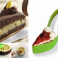 Cake and Pie Server with Press and Lift Action for Even Slicing