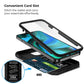 Phone Case with Magnetic Kickstand and Camera Slider for Models 12-16