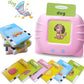 Audio Flash Card Speaker with 112 Double-Sided Cards and Sound Effects