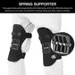 Spring Loaded Knee Pads with Dual Compression System and Adjustable Straps