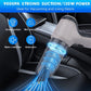 Cordless Handheld Vacuum with Turbo Suction and Snap-On Nozzle Attachment