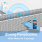 WiFi Range Extender with High-Gain Antennas and Gigabit LAN Port, Dual-Band Coverage