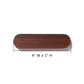 Magnetic Wooden Key Holder Wall Mount with Adhesive Backing and Oval  Design