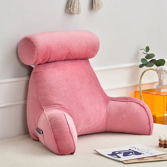 Ultra Plush Reading Bed Pillow with Arm and Back Support