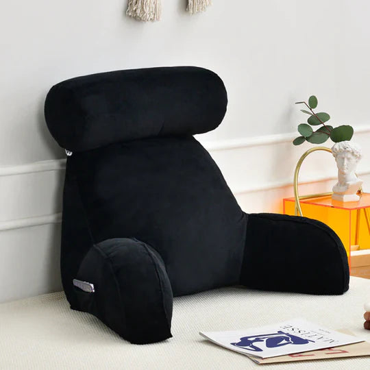 Ultra Plush Reading Bed Pillow with Arm and Back Support