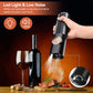 Rechargeable Electric Salt and Pepper Mill Set-Black-Nora Luxe