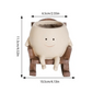 Resin Smiling Face Planter Pot for Indoor  Plants