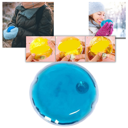 Reusable Instant Heat Hand Warmer with Sodium Acetate Crystals, Up to 300 Uses