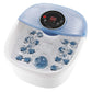 Foot Bath with Bubble Jets and Vibration Massage Rollers, Heated Water