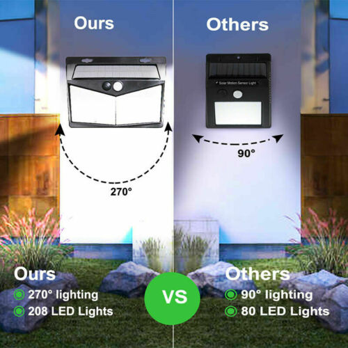 Solar Motion Sensor Light with Adjustable Mount and Three Modes, 800 Lumens