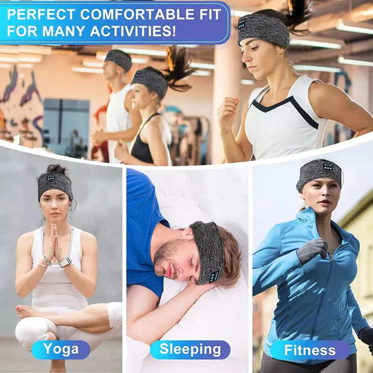 2-in-1 Wireless Sleeping Headphones, Sports Headband