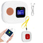 Emergency Button for Elderly, Medical Alert for Seniors, Nurse Calling System & Caregiver Pager, Wireless SoS Panic Alert
