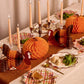 Paper Accordion Fall Decorations with Turkey and Pumpkin Designs, 4-Piece Set