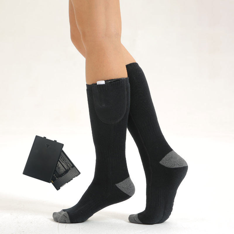 Rechargeable Heated Socks with Adjustable Temperature Settings and 8-Hour Battery Life