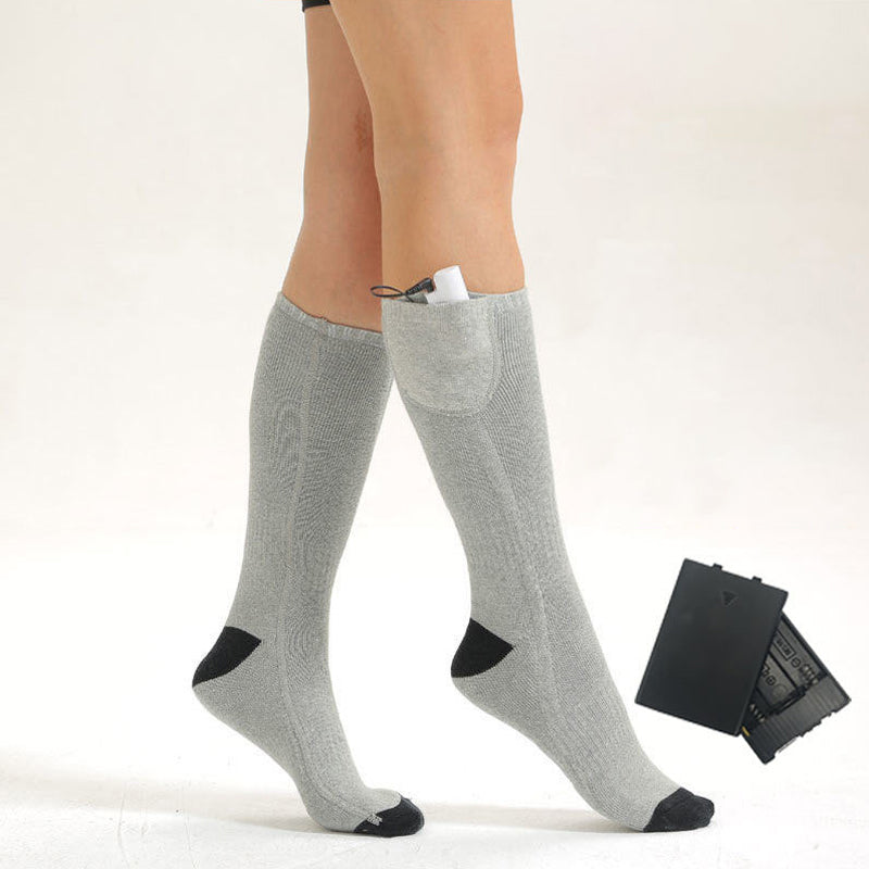 Rechargeable Heated Socks with Adjustable Temperature Settings and 8-Hour Battery Life