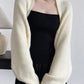 Knit Shrug Cardigan with Shift Fit and Full Sleeve Coverage