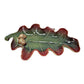 Ceramic Oak Leaf Serving Dish with Raised Edges, 10x7.75 inches