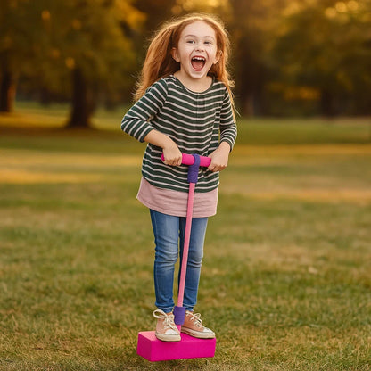 Pogo Jumper with Foam Base and Secure Handle for Kids Indoor Outdoor Play