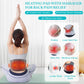Cordless Lower Back Massager with Infrared Heat and Vibration, Digital Display