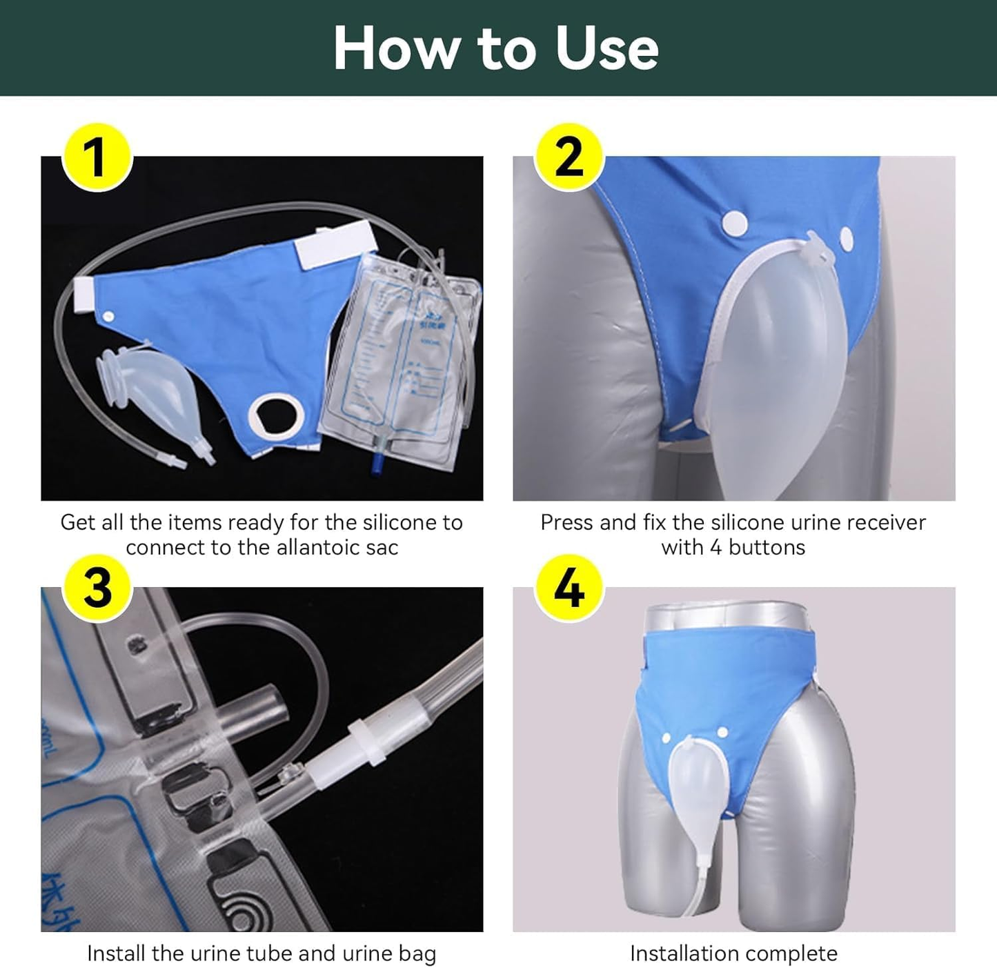 Wearclo | Medical grade portable reusable urine drainage bag