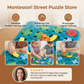 Interlocking Block Puzzle with Movable Vehicle and Street Layout for Spatial Learning