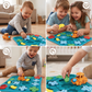 Interlocking Block Puzzle with Movable Vehicle and Street Layout for Spatial Learning