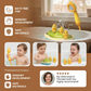 Bath Toy Set with Squirting Ducks and Motorized Boat, Shower Head Included