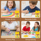 3D Popcorn Texture Crayons with Raised Drawing Effect and Washable Ink