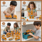 Magnetic Building Vehicle with Robot Transformation and Dual Forms