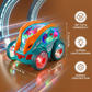 Flipping Stunt Car with Multicolor LED Lights and 360-Degree Rotation