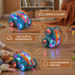 Flipping Stunt Car with Multicolor LED Lights and 360-Degree Rotation
