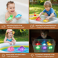Floating Dinosaur Bath Toy with Color-Changing LED and Night Light Function