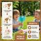 Pull String Propeller Launcher with Six Colorful Propellers