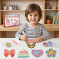 Bead Painting Kit for Kids with Sorted Beads and Picture Templates