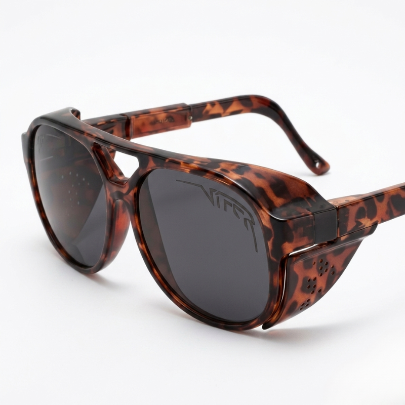 Windproof UV400 Viper Motorcycle Sunglasses - Image 1