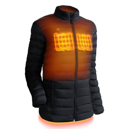 Wolf Womens Heated Jacket (Final Sale) - detail view | Silarius