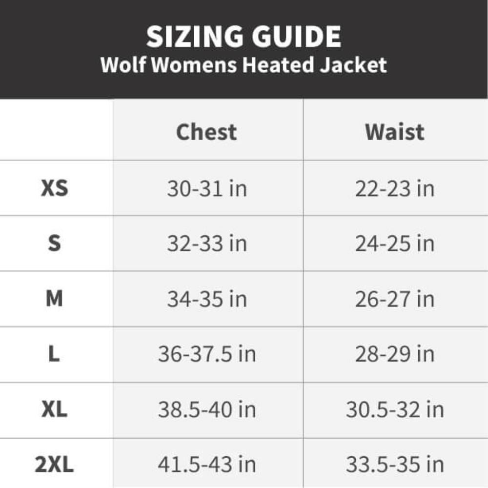 Wolf Womens Heated Jacket (Final Sale) - detail view | Silarius