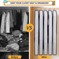 Hanging Garment Covers 24-Pack with Full Length Zipper and Anti-Dust Design, 3 Sizes